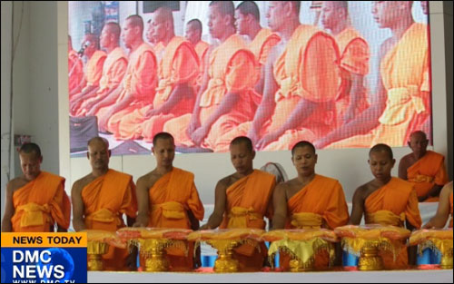 พิธีทอดผ้าป่าสร้างศาลาเอนกประสงค์ พิธีทอดผ้าป่าสร้างศาลาเอนกประสงค์