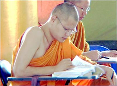 The Dhamma acts as candlelight to help us decide what is right and what is wrong.