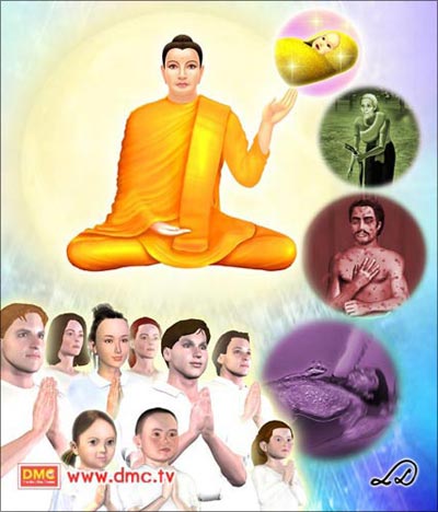 The Lord Buddha is just like a doctor who can clearly see the cause of suffering. 