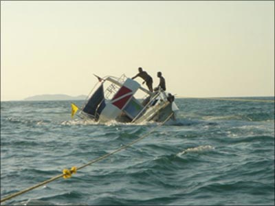 their passengers all drowned or becoming food to the fish.