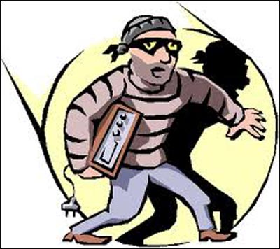 Not stealing: Not thieving, mugging, shoplifting, corrupting