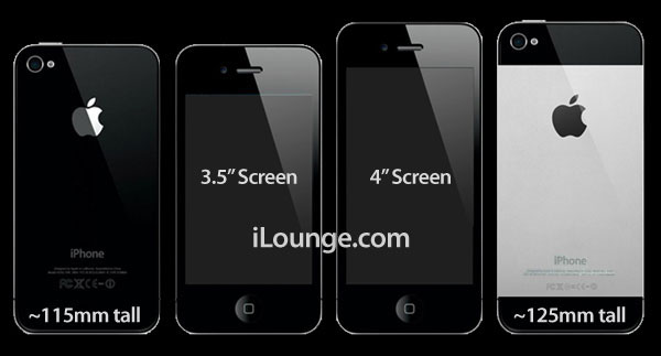 iphone 5 ตัวอย่างแบบจำลองจาก iLounge.com