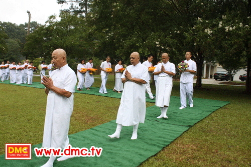 บวชเข้าพรรษา วัดพระธรรมกายจอร์เจีย