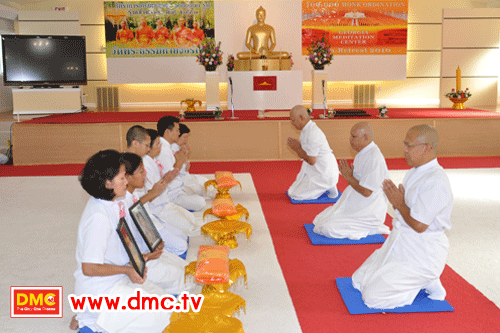 บวชเข้าพรรษา วัดพระธรรมกายจอร์เจีย